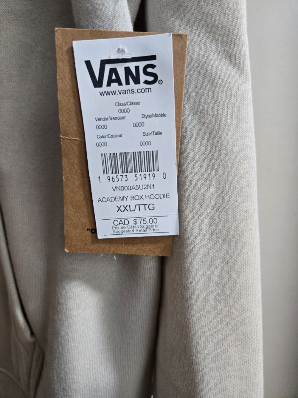 Vans Womens Hoodie XXL - Picture 4 of 4